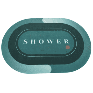 Bathroom Mat Dark Green